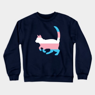 Pride Animals- Trans Cat Crewneck Sweatshirt